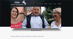 Desktop Screenshot of heiner-schoenecke.de